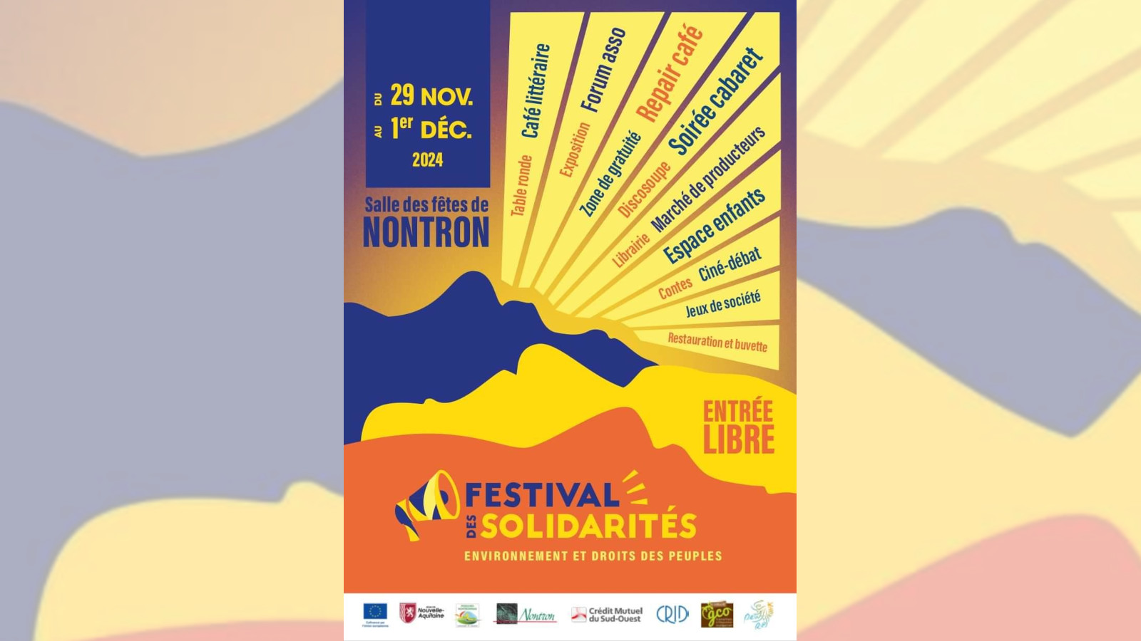 Affiche Festival Solidarités Nontron