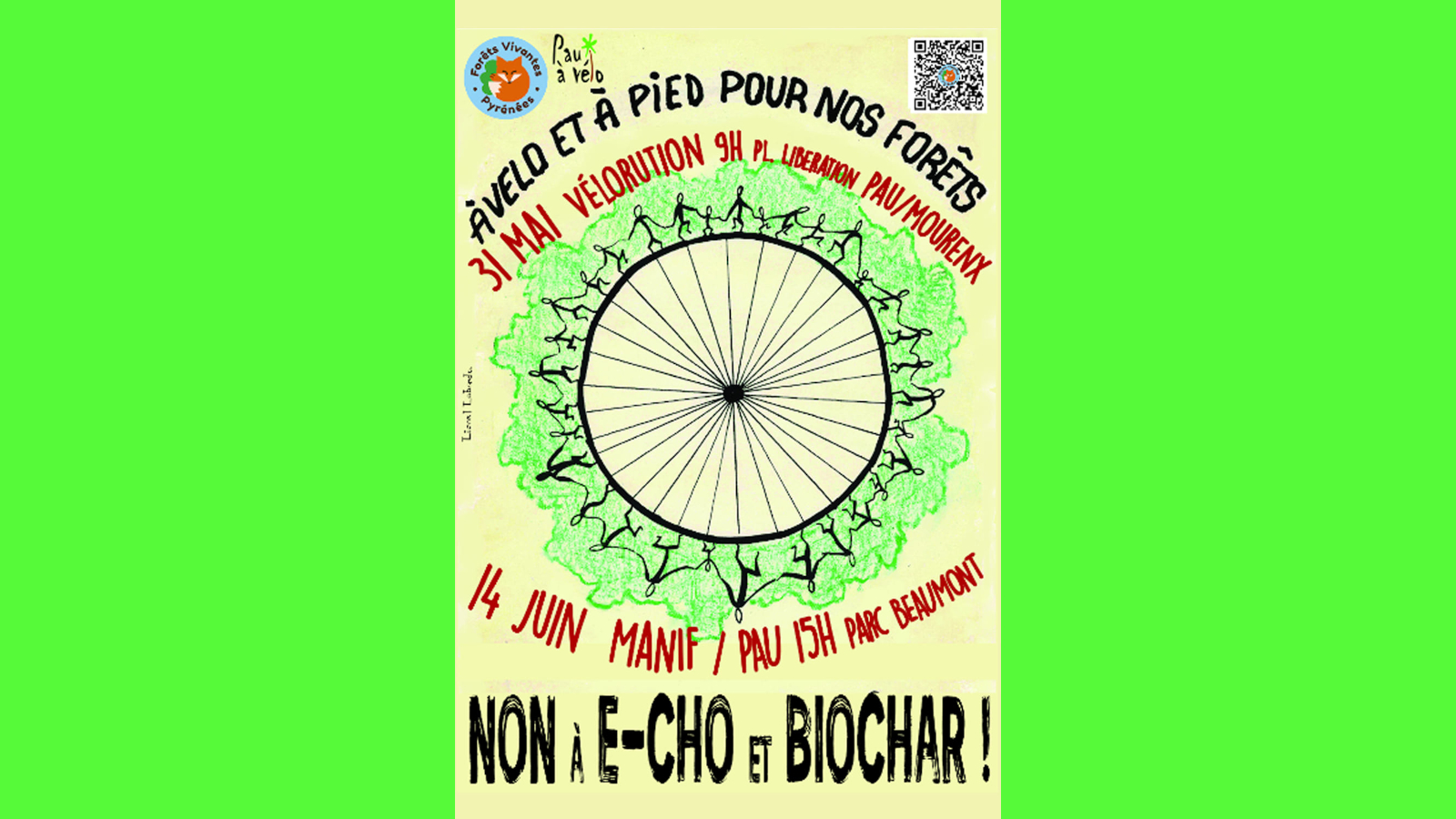 Le 14 juin, toutes et tous à Pau pour les forêts vivantes !