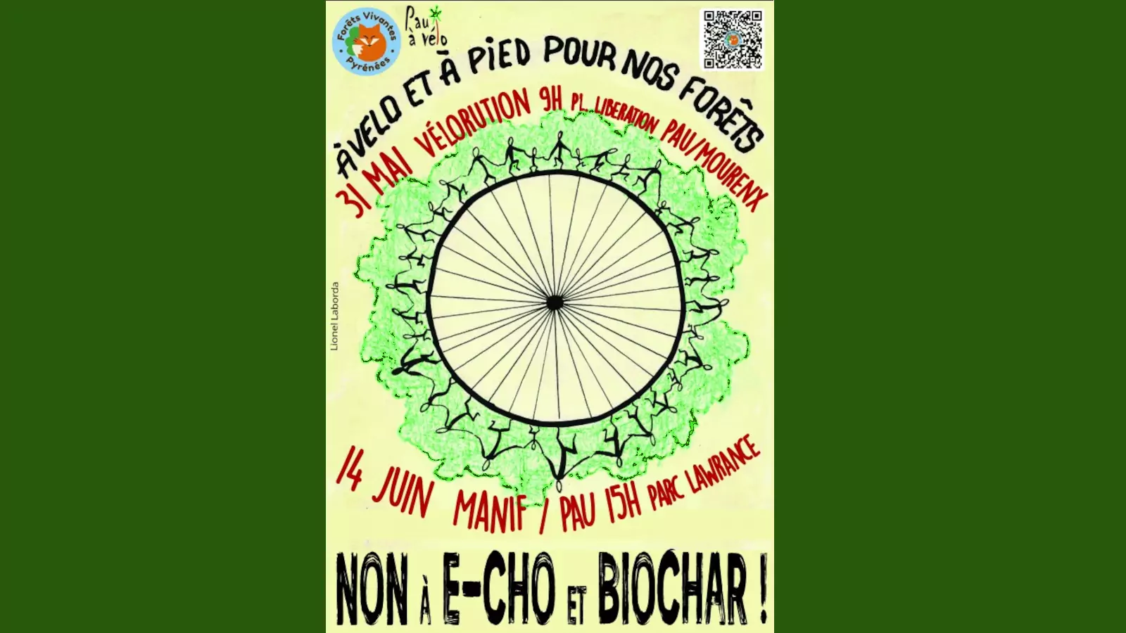 Le 14 juin, toutes et tous à Pau pour les forêts vivantes !